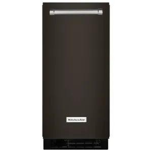 Kitchenaid KUIX535HBS Kitchenaid 15'' Automatic Ice Maker With Printshield&#8482; Finish - Black Stainless Steel With Printshield&#8482; Finish