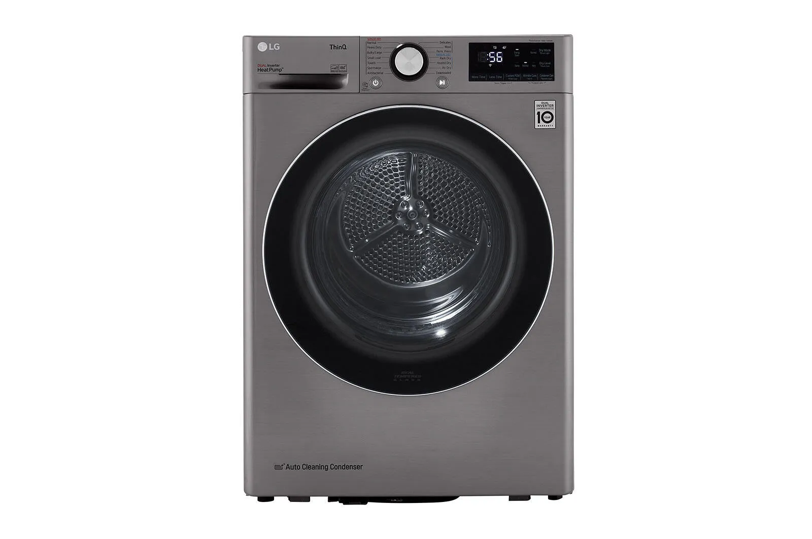 Lg DLHC1455V 4.2 Cu.Ft. Smart Wi-Fi Enabled Compact Front Load Dryer With Dual Inverter Heatpump&#8482; Technology