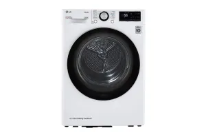 Lg DLHC1455W 4.2 Cu.Ft. Smart Wi-Fi Enabled Compact Front Load Dryer With Dual Inverter Heatpump&#8482; Technology