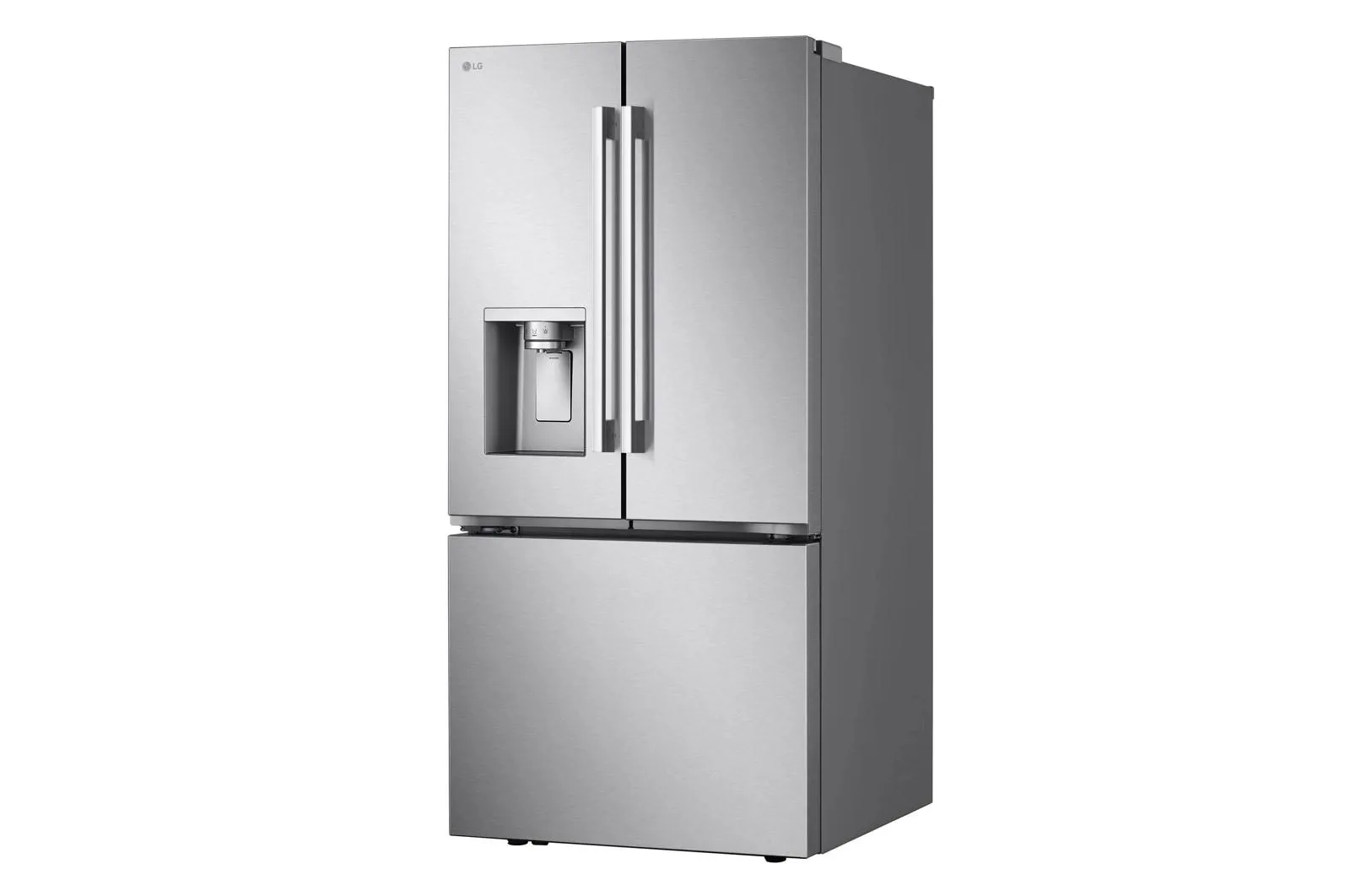 Lg LF20G6331S 20 Cu. Ft. 3-Door French Door. Counter-Depth Max&#8482; Refrigerator With Hybrid Handles