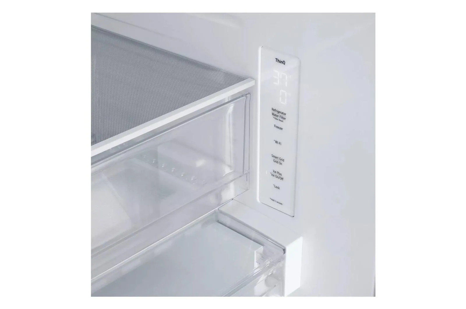 Lg LF21G6200S 21 Cu. Ft.. 3-Door French Door. Counter-Depth Max&#8482; Refrigerator