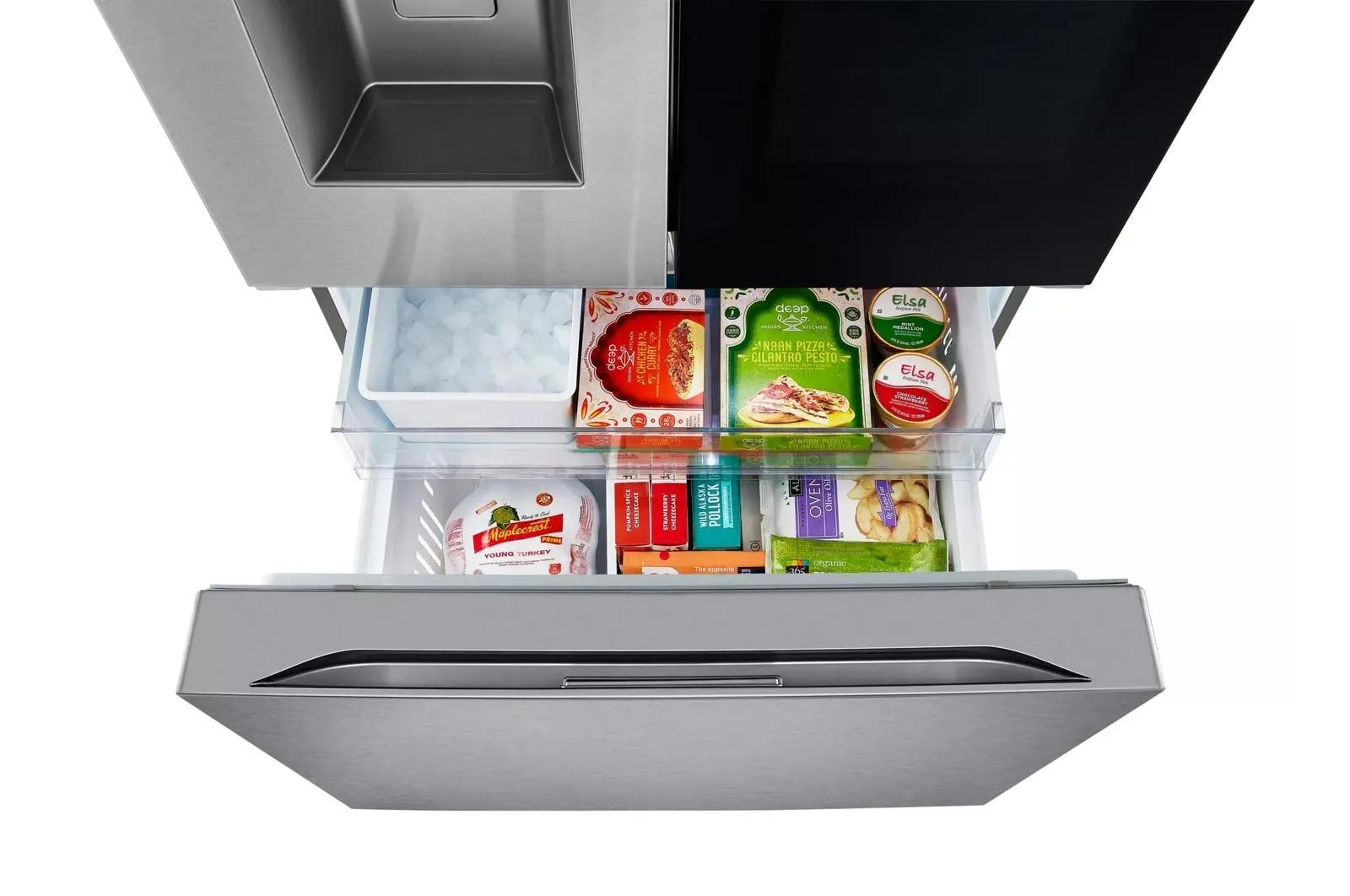 Lg LF31S6360S 31 Cu. Ft. Smart Standard-Depth Max&#8482; French Door Refrigerator With Instaview Door-In-Door