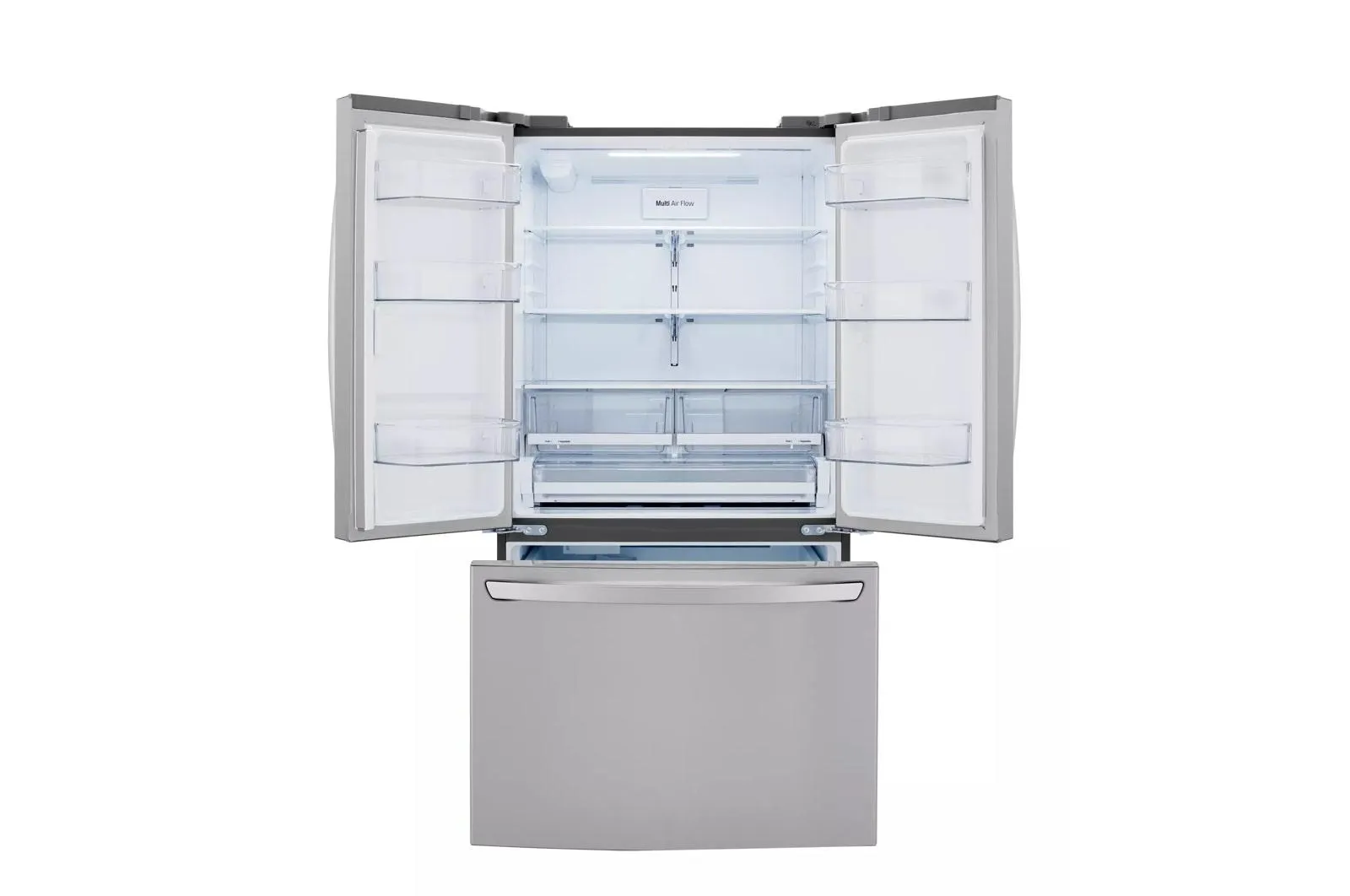 Lg LRFCC23D6S 23 Cu.Ft French Door. Counter-Depth. Non Dispense Refrigerator