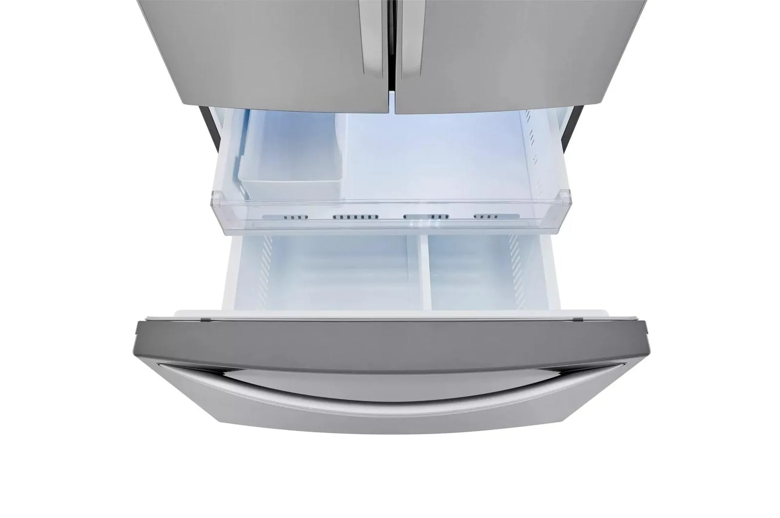 Lg LRFCC23D6S 23 Cu.Ft French Door. Counter-Depth. Non Dispense Refrigerator