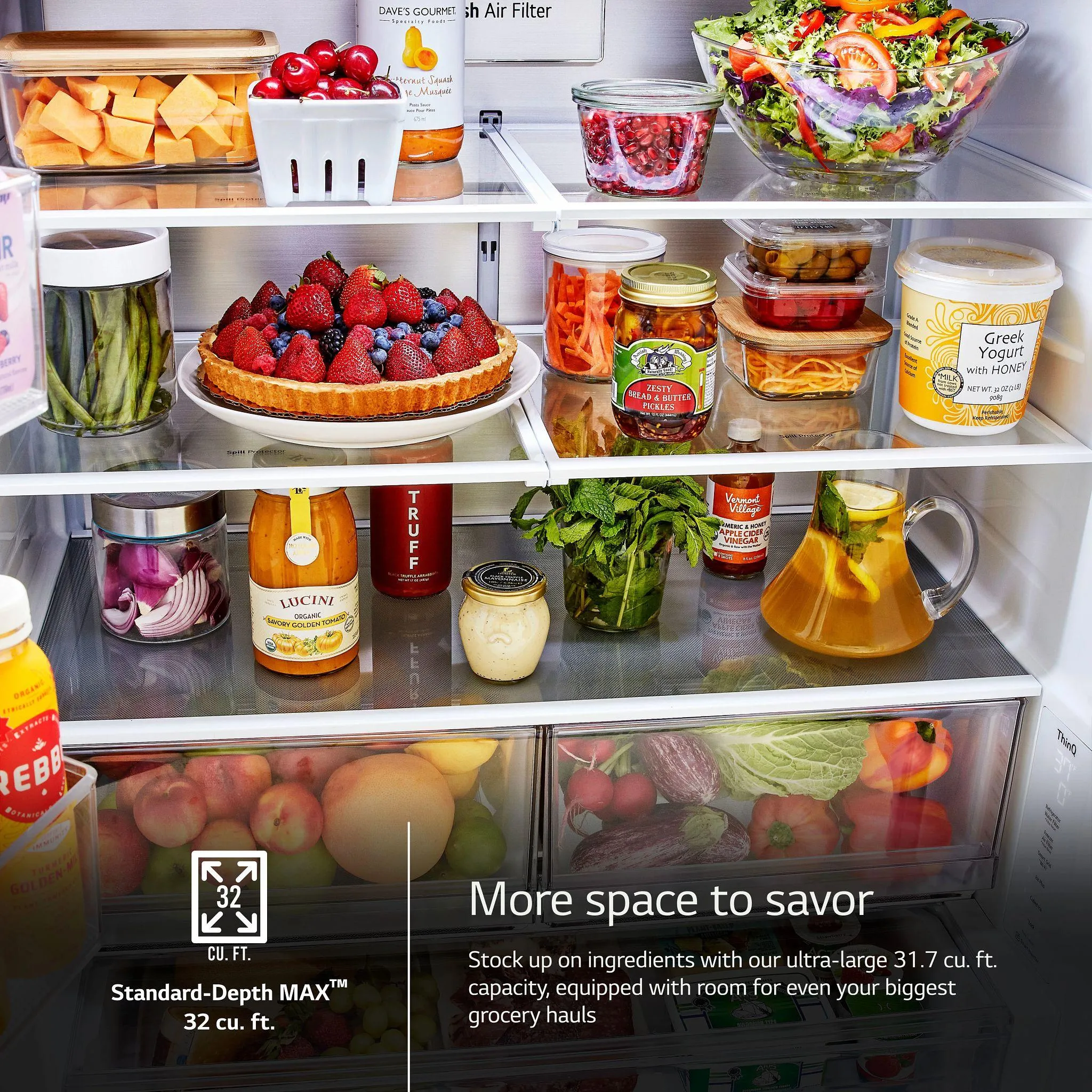 Lg LRFLS3216S 32 Cu. Ft. Smart Standard-Depth Max&#8482; French Door Refrigerator
