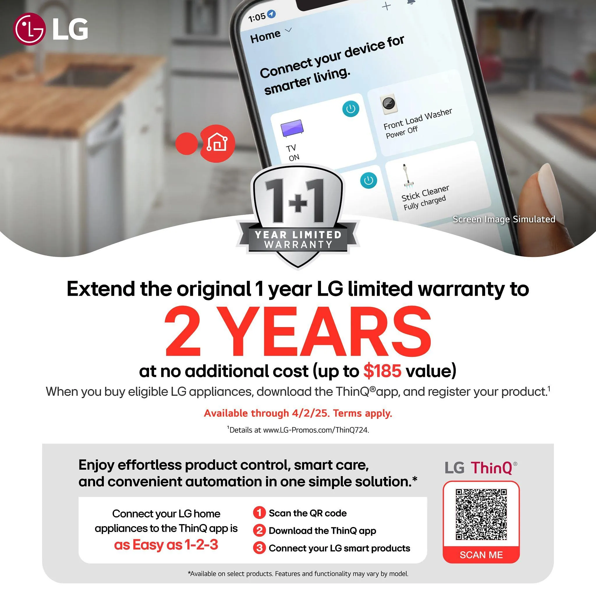 Lg LRFLS3216S 32 Cu. Ft. Smart Standard-Depth Max&#8482; French Door Refrigerator