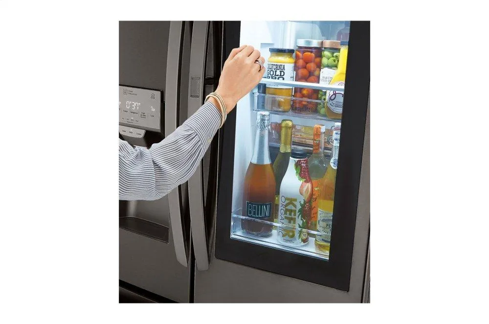 Lg LRFVS3006D 30 Cu. Ft. Smart Wi-Fi Enabled Instaview&#8482; Door-In-Door Refrigerator With Craft Ice&#8482; Maker