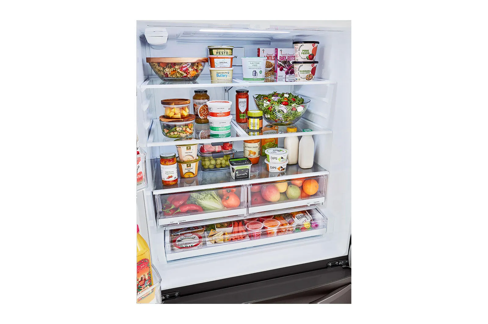 Lg LRFWS2906D 29 Cu Ft. French Door Refrigerator With Slim Design Water Dispenser