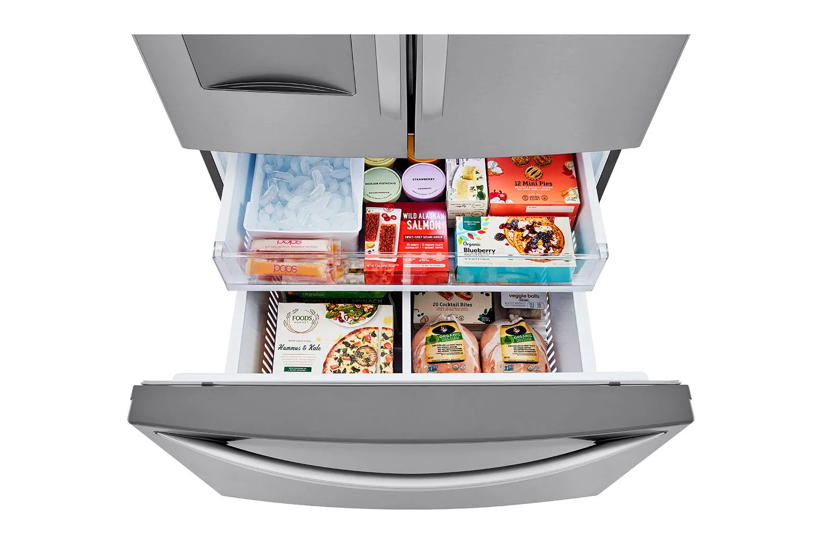 Lg LRFWS2906S 29 Cu Ft. French Door Refrigerator With Slim Design Water Dispenser