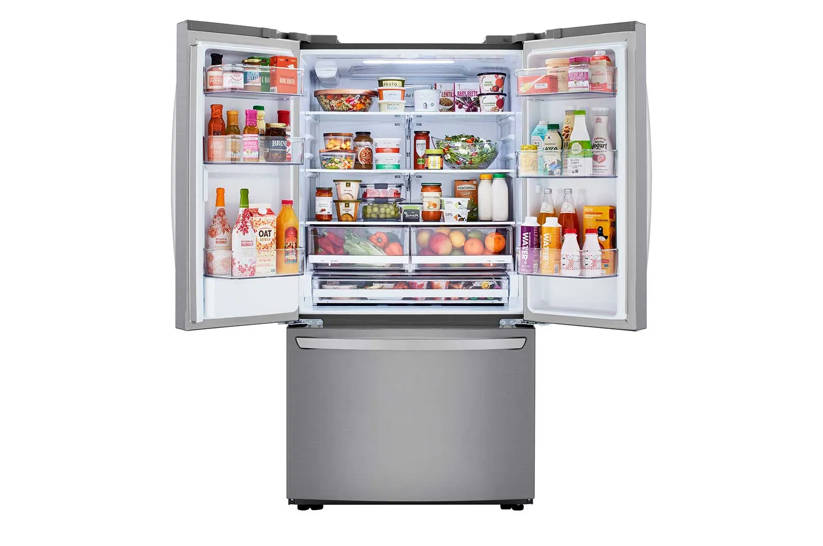 Lg LRFWS2906V 29 Cu Ft. French Door Refrigerator With Slim Design Water Dispenser