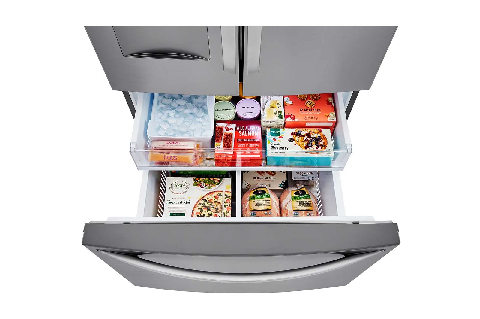 Lg LRFWS2906V 29 Cu Ft. French Door Refrigerator With Slim Design Water Dispenser