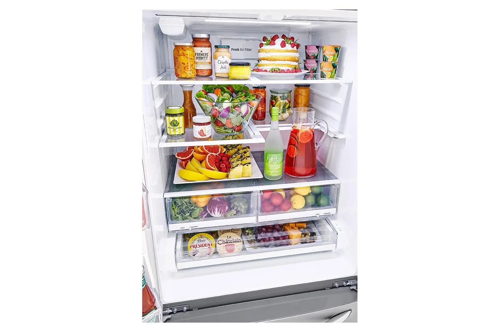 Lg LRFXS2513S 25 Cu. Ft. Smart French Door Refrigerator With Craft Ice&#8482;