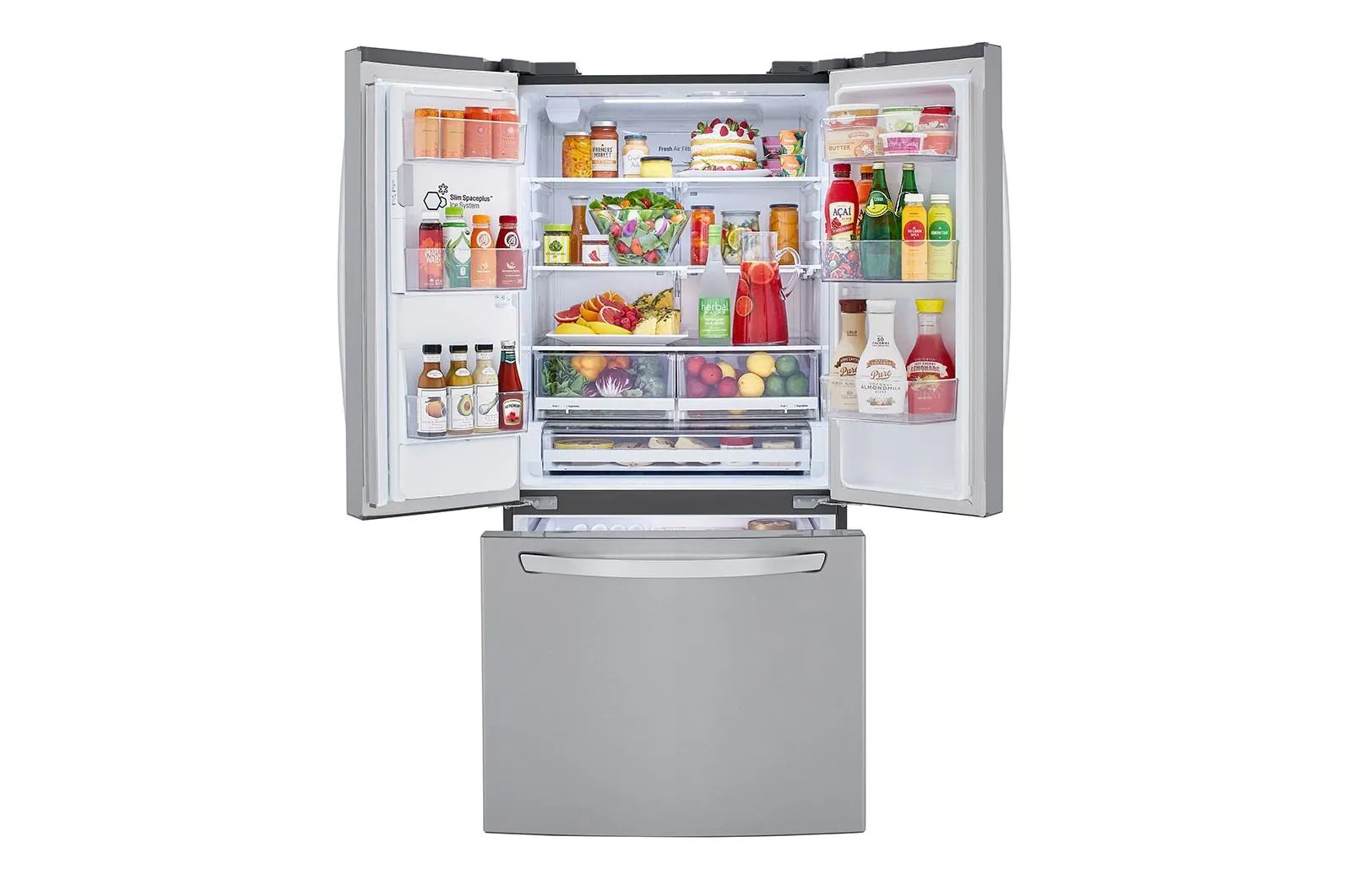 Lg LRFXS2513S 25 Cu. Ft. Smart French Door Refrigerator With Craft Ice&#8482;