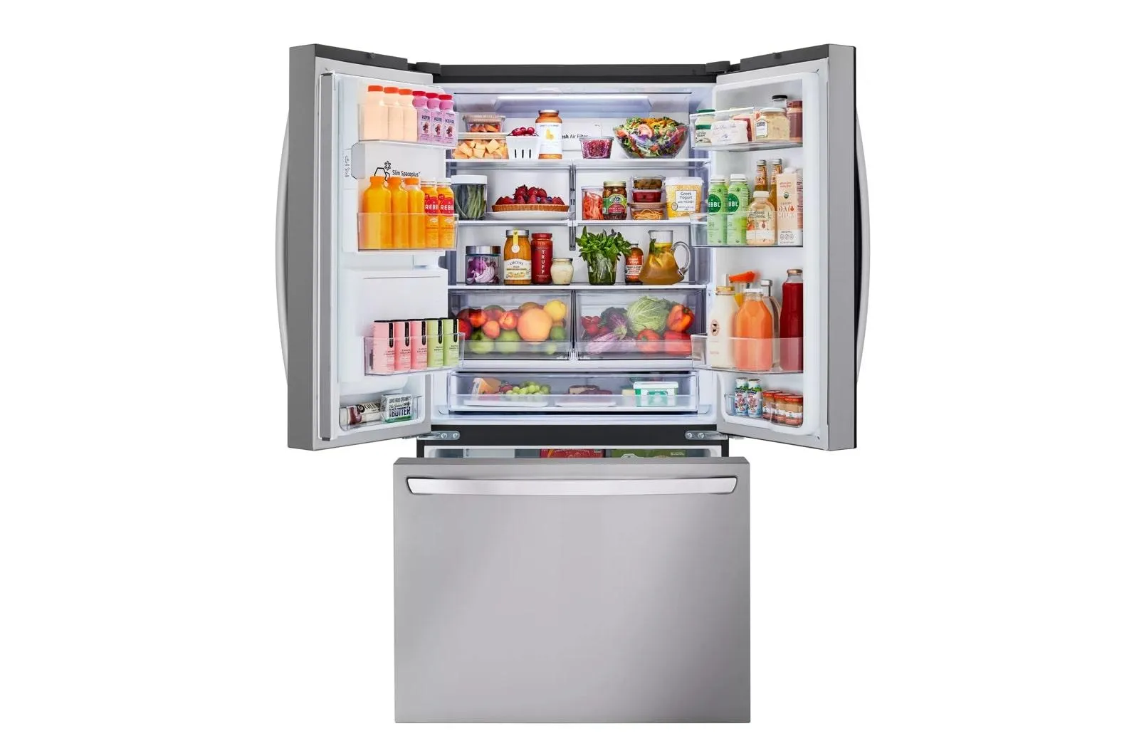 Lg LRFXS3106S 31 Cu. Ft. Smart Standard-Depth Max&#8482; French Door Refrigerator With Dual Ice