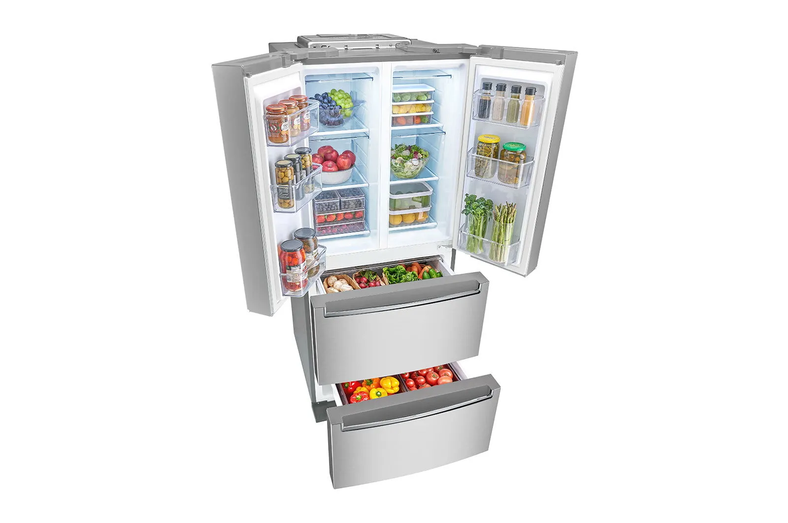 Lg LRKNS1400V 14.3 Cu. Ft. Kimchi/Specialty Food French Door Refrigerator