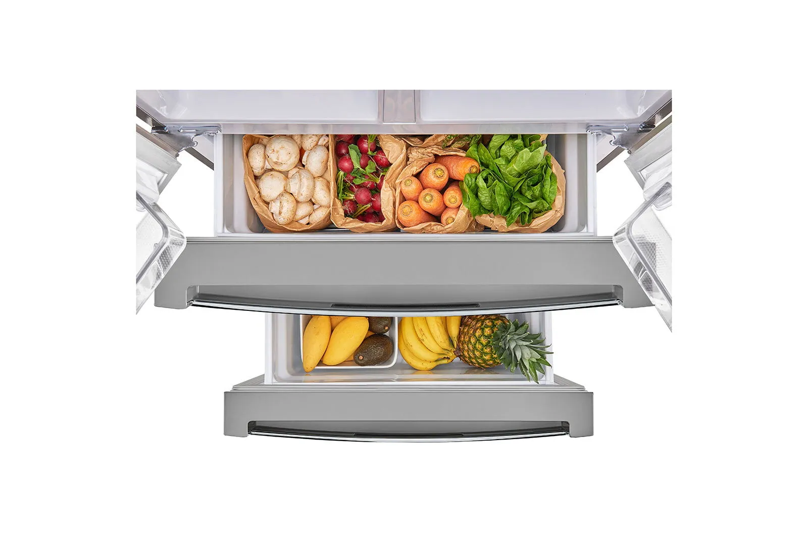Lg LRKNS1400V 14.3 Cu. Ft. Kimchi/Specialty Food French Door Refrigerator