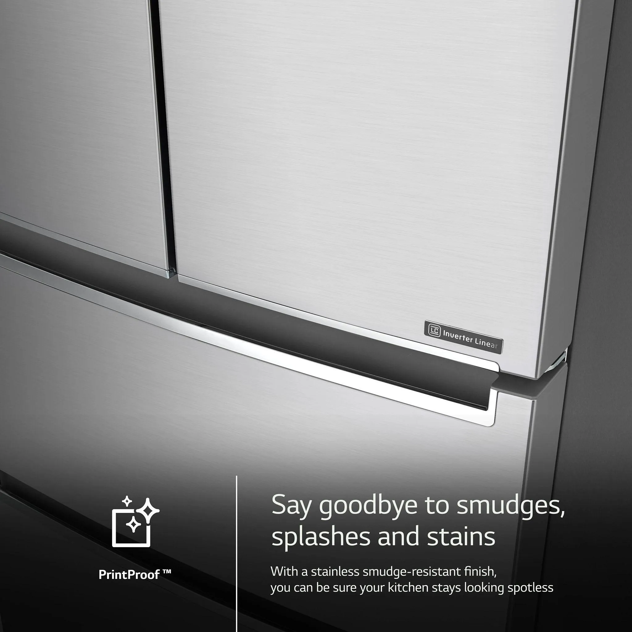 Lg LRMNC1803S 19 Cu. Ft. Counter-Depth French Door Refrigerator With Door Cooling 