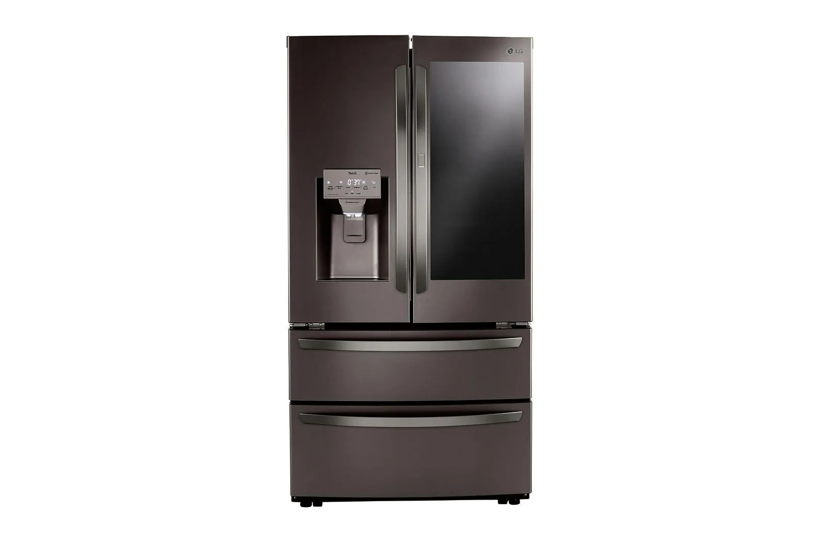 Lg LRMVS2806D 28 Cu Ft. Smart Instaview Door-In-Door Double Freezer Refrigerator With Craft Ice&#8482;