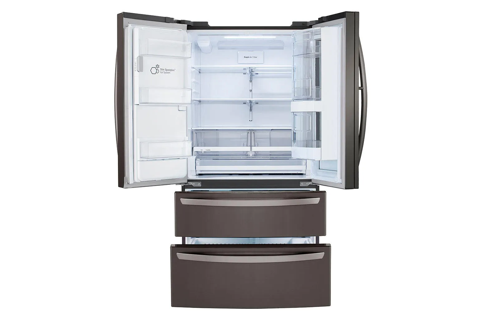 Lg LRMVS2806D 28 Cu Ft. Smart Instaview Door-In-Door Double Freezer Refrigerator With Craft Ice&#8482;