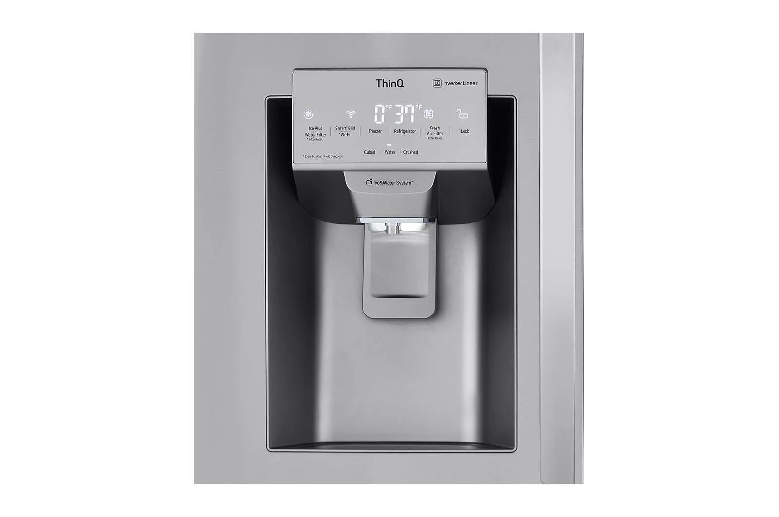 Lg LRMVS2806S 28 Cu Ft. Smart Instaview Door-In-Door Double Freezer Refrigerator With Craft Ice&#8482;
