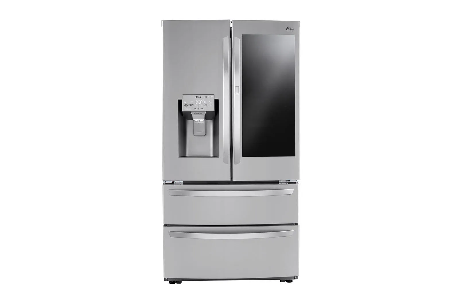 Lg LRMVS2806S 28 Cu Ft. Smart Instaview Door-In-Door Double Freezer Refrigerator With Craft Ice&#8482;
