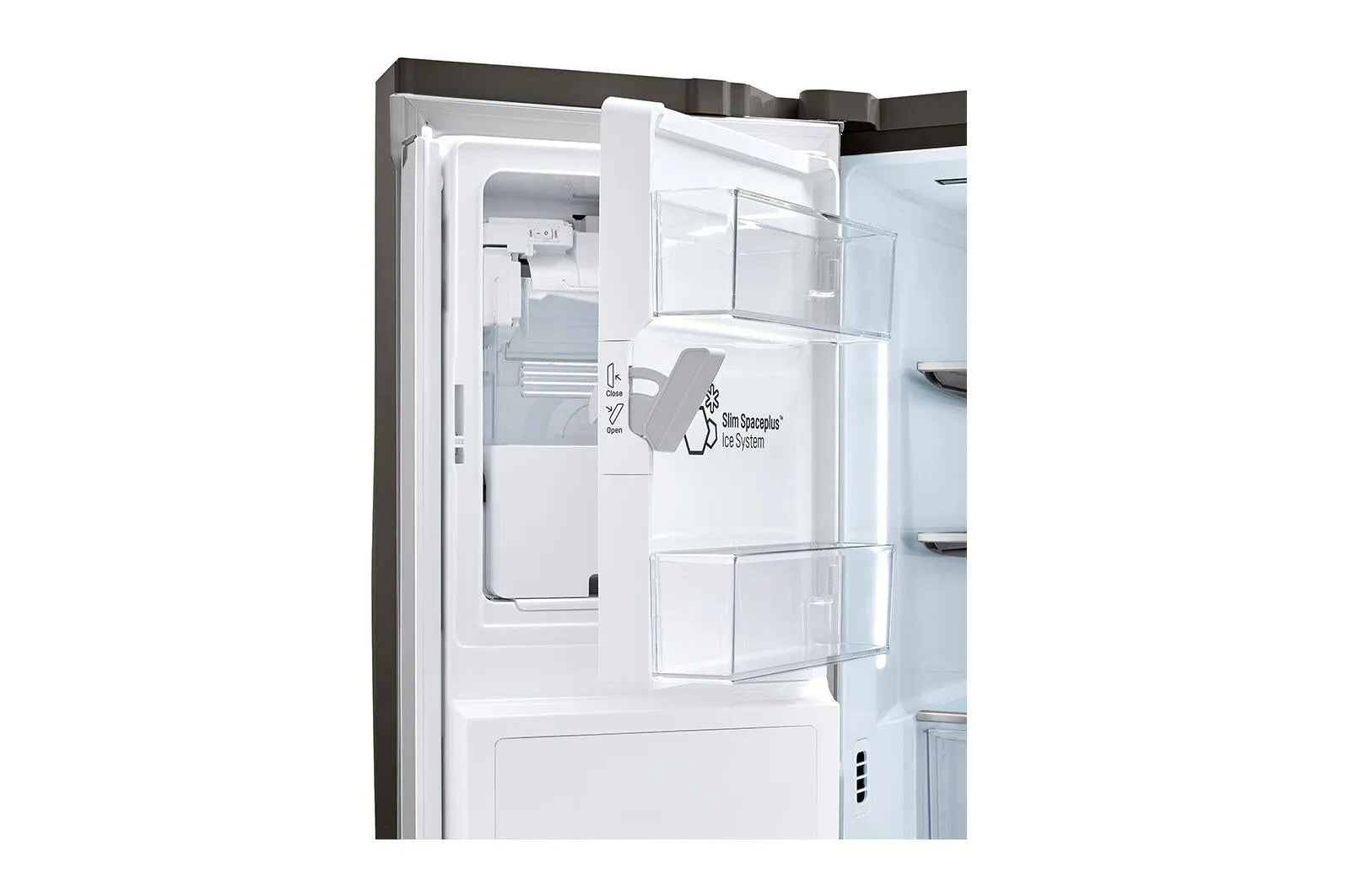 Lg LRMXS2806D 28 Cu Ft. Smart Double Freezer Refrigerator With Craft Ice&#8482;