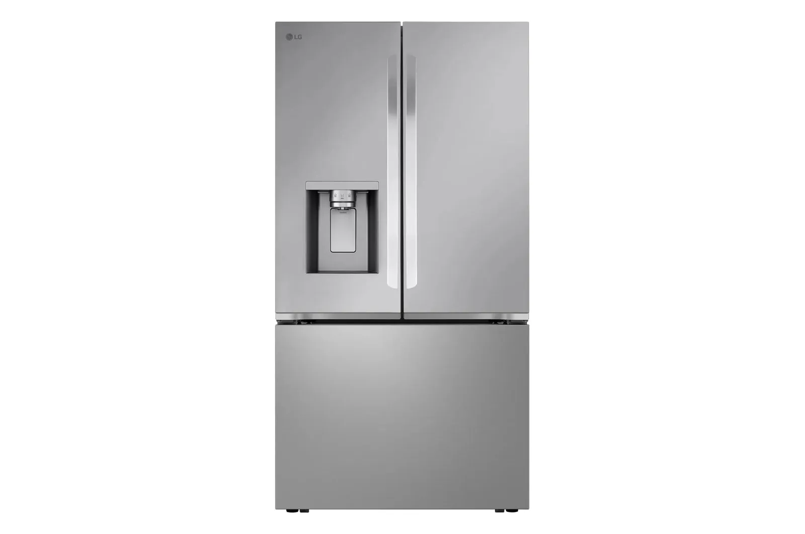 Lg LRRXC2606S 26 Cu. Ft. Counter-Depth Max&#8482;. French Door Refrigerator. With Craft Ice&#8482;