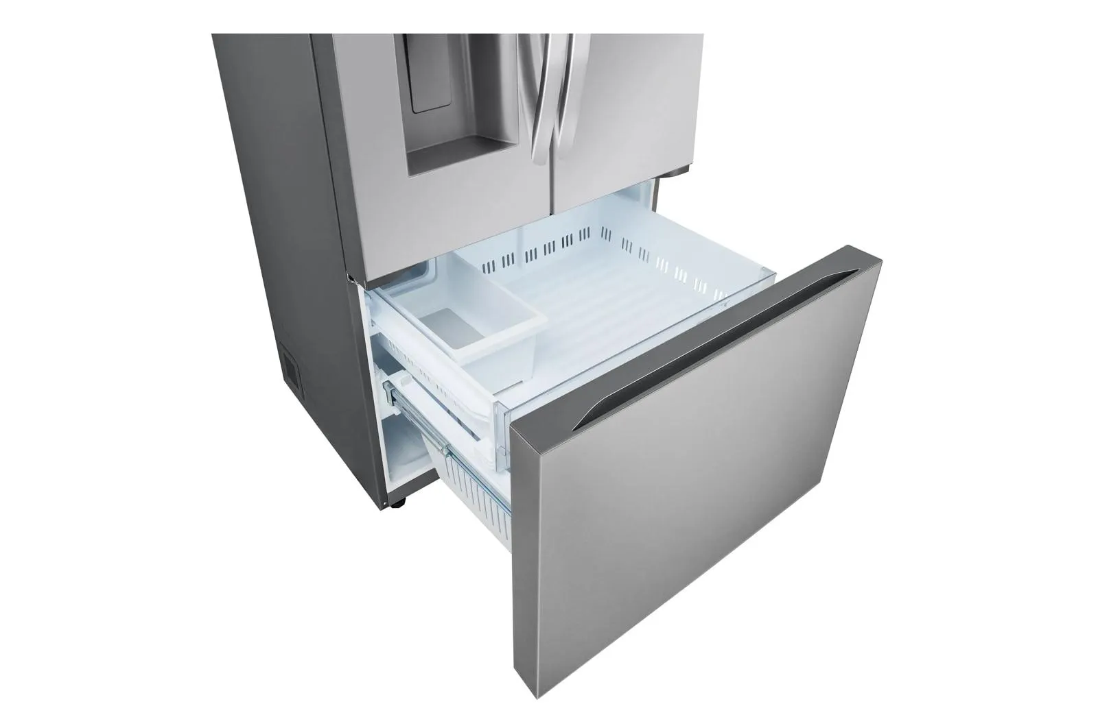 Lg LRRXC2606S 26 Cu. Ft. Counter-Depth Max&#8482;. French Door Refrigerator. With Craft Ice&#8482;