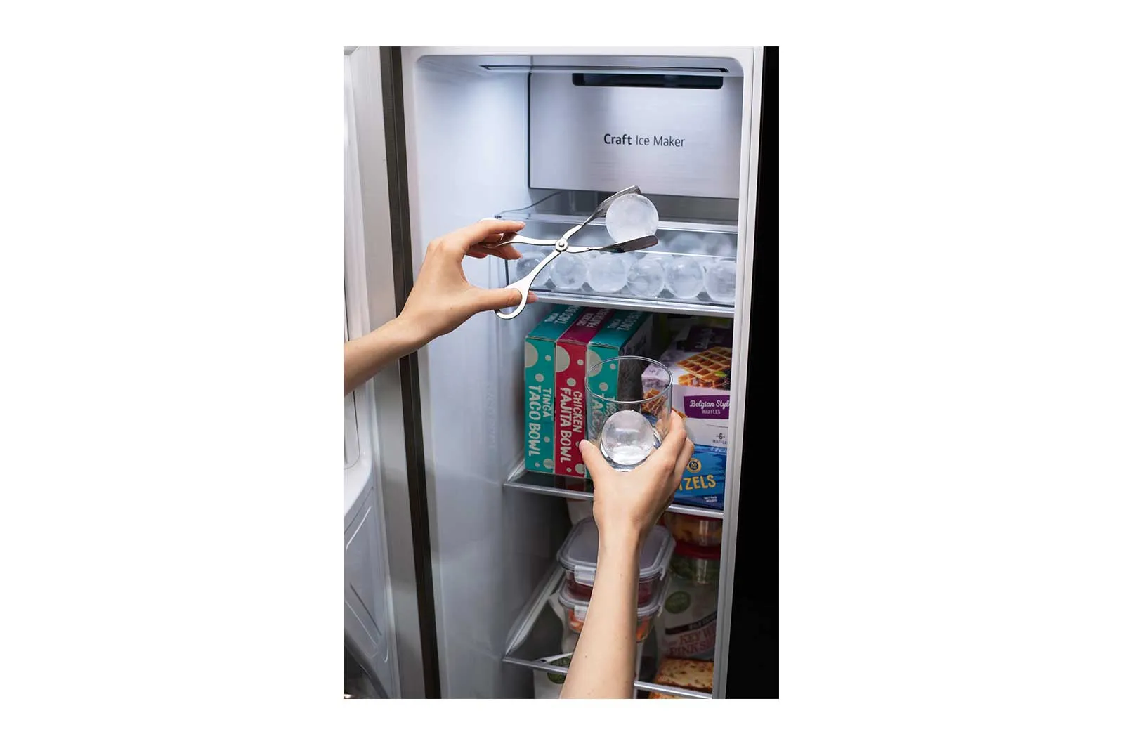 Lg LRSDS2706D 27 Cu. Ft. Side-By-Side Door-In-Door Refrigerator With Craft Ice&#8482;