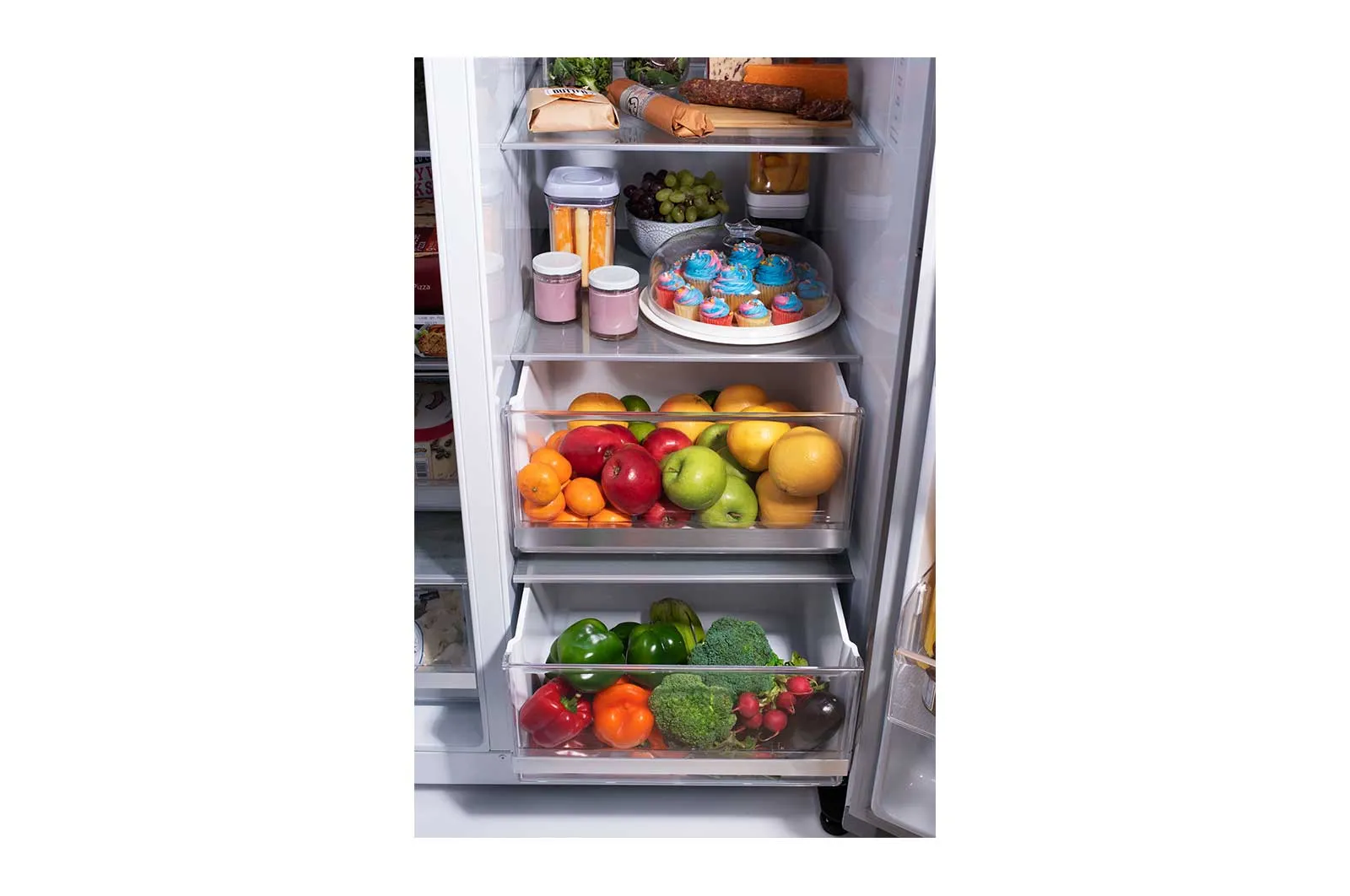 Lg LRSDS2706S 27 Cu. Ft. Side-By-Side Door-In-Door Refrigerator With Craft Ice&#8482;