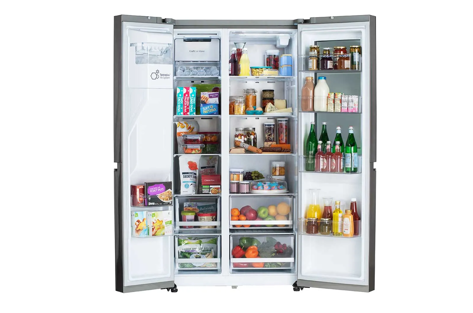 Lg LRSDS2706S 27 Cu. Ft. Side-By-Side Door-In-Door Refrigerator With Craft Ice&#8482;