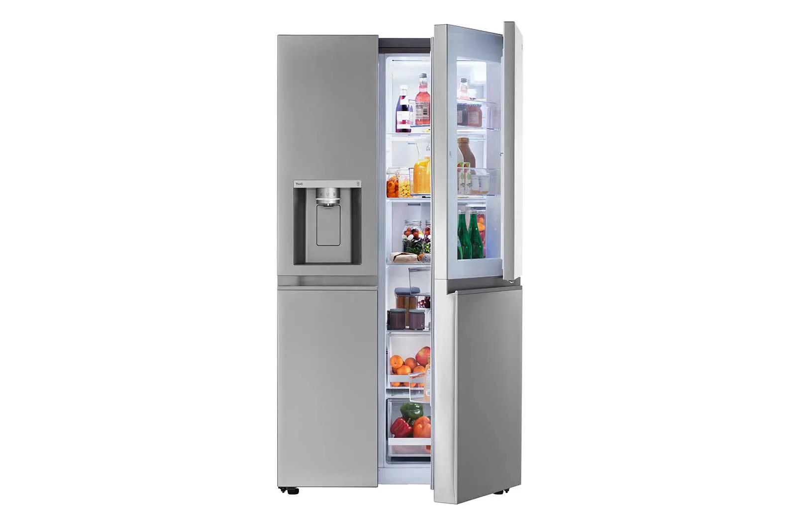 Lg LRSDS2706S 27 Cu. Ft. Side-By-Side Door-In-Door Refrigerator With Craft Ice&#8482;