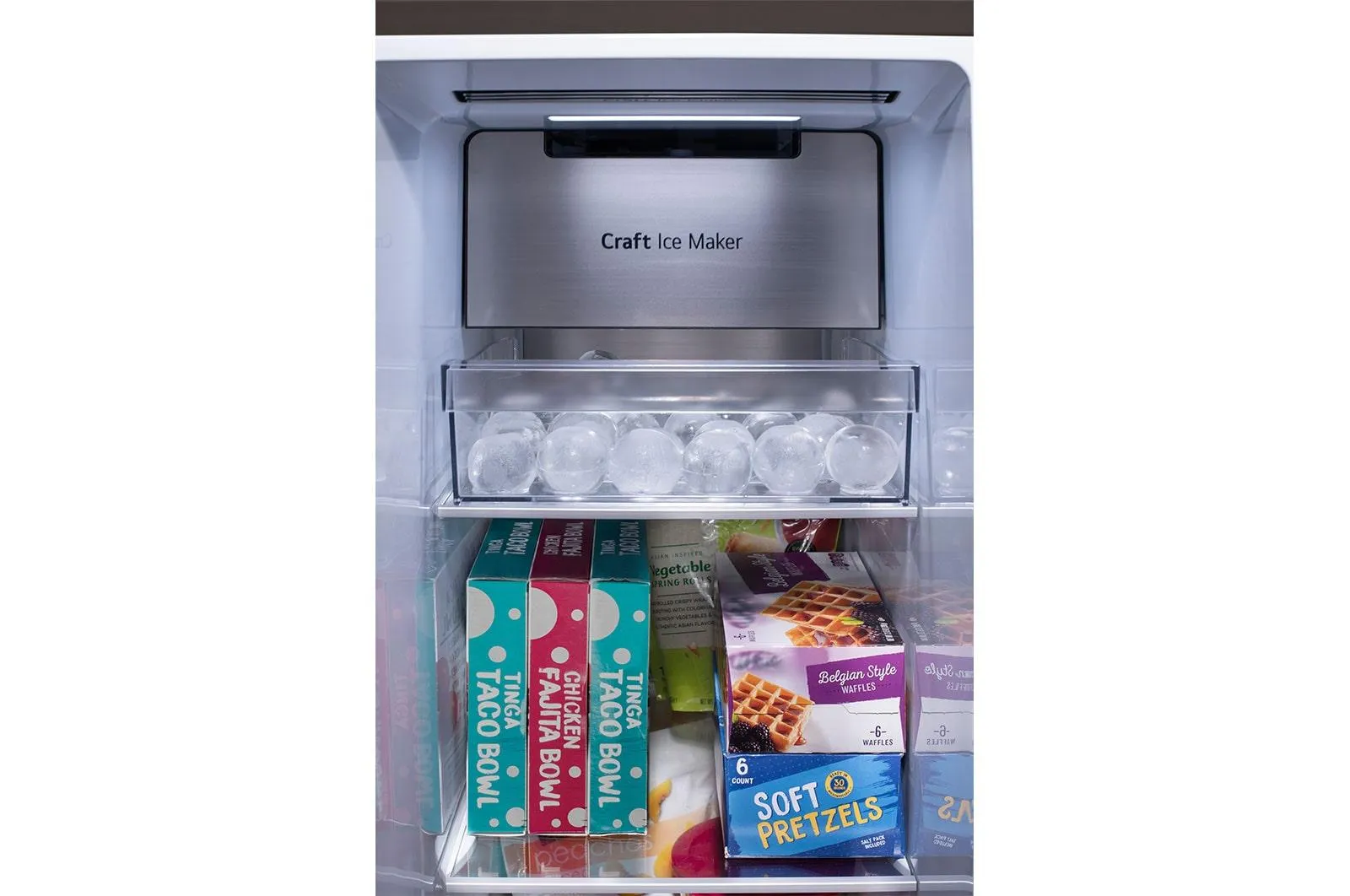 Lg LRSOC2306D 23 Cu. Ft. Side-By-Side Counter-Depth Instaview Refrigerator With Craft Ice&#8482;