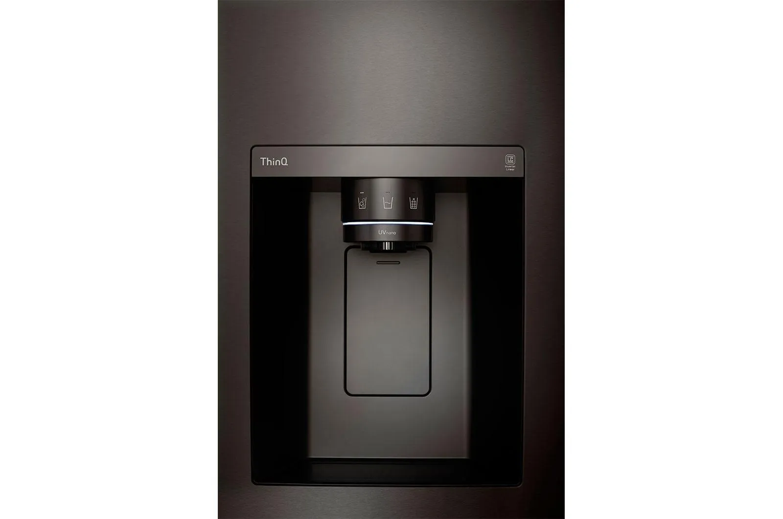 Lg LRSOC2306D 23 Cu. Ft. Side-By-Side Counter-Depth Instaview Refrigerator With Craft Ice&#8482;
