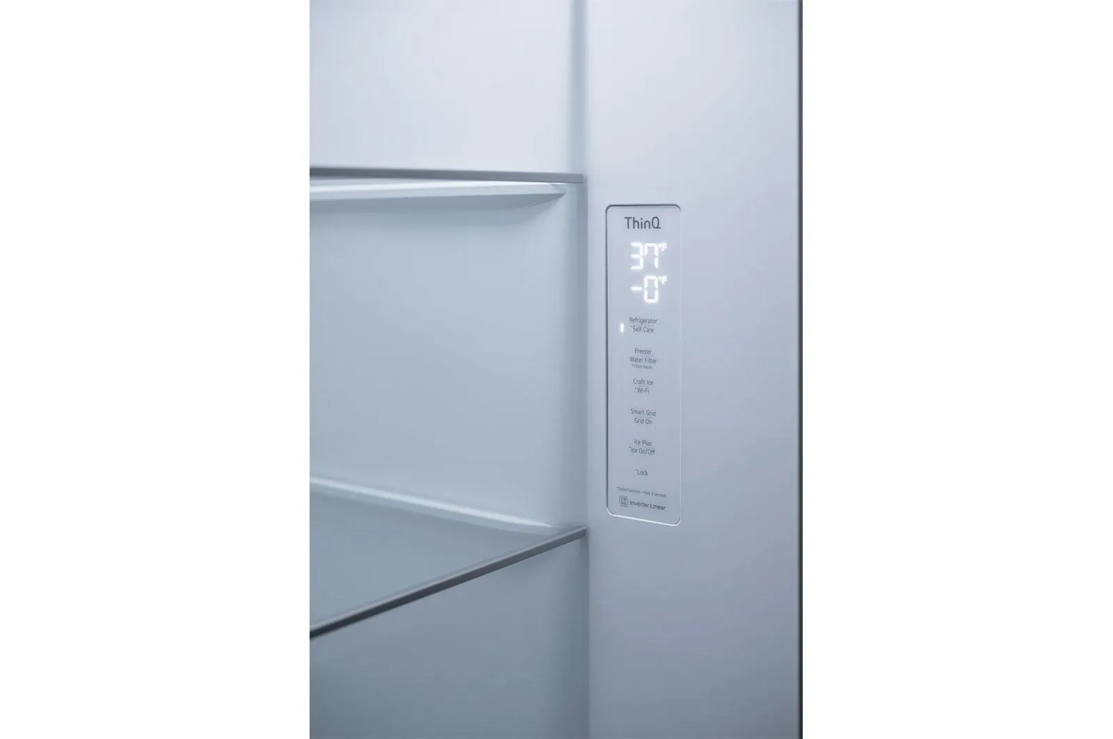 Lg LRSOC2306D 23 Cu. Ft. Side-By-Side Counter-Depth Instaview Refrigerator With Craft Ice&#8482;