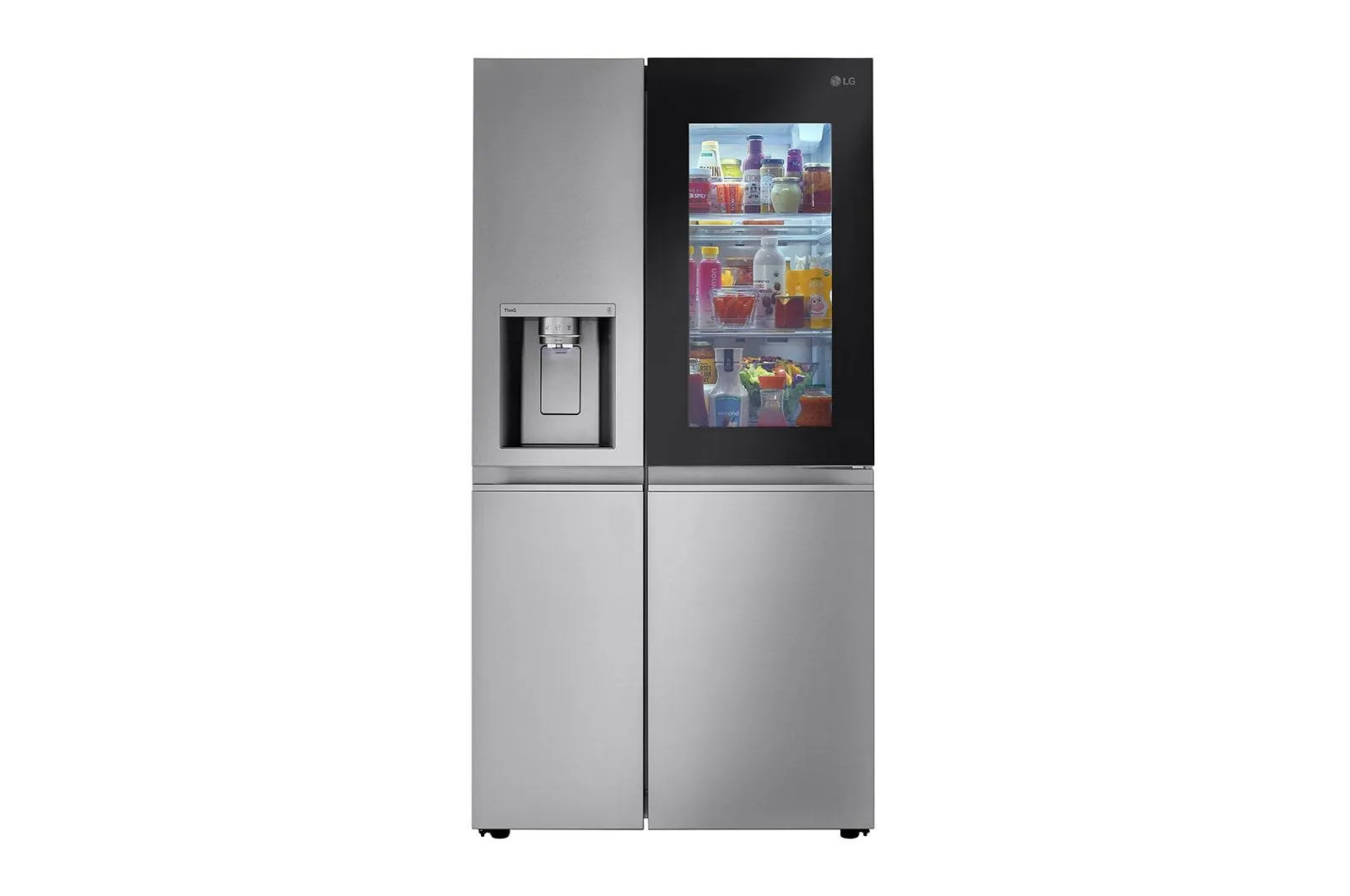 Lg LRSOC2306S 23 Cu. Ft. Smart Side-By-Side Counter-Depth Instaview Refrigerator With Craft Ice&#8482;