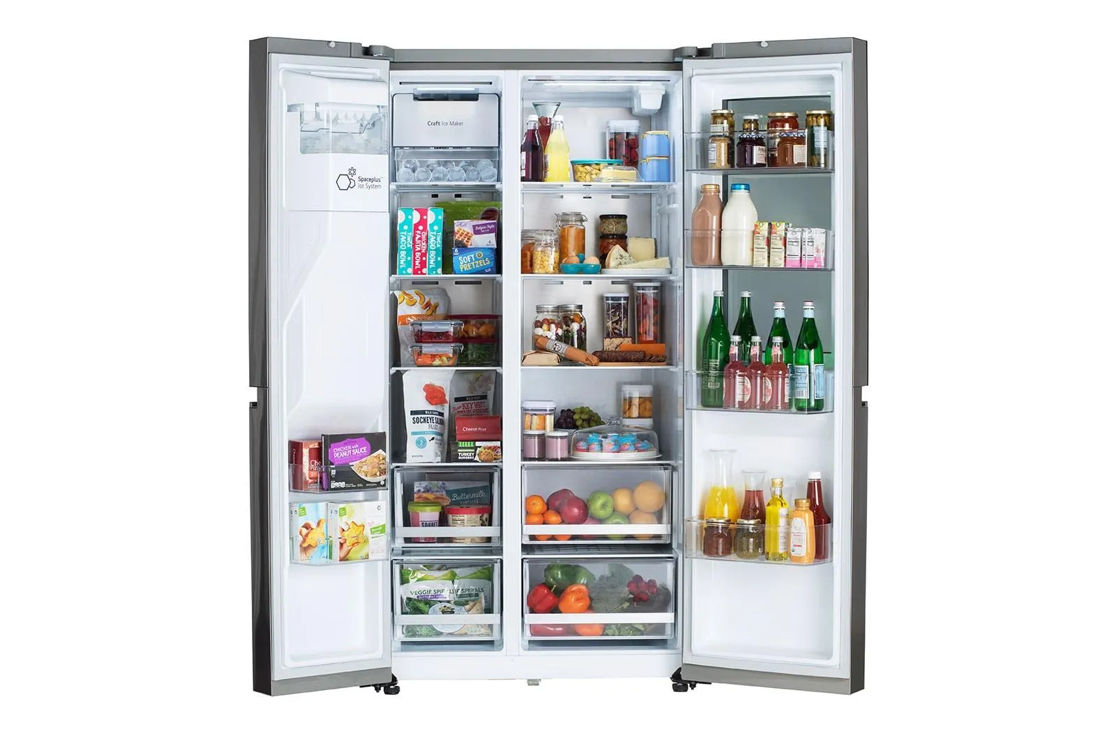 Lg LRSOC2306S 23 Cu. Ft. Smart Side-By-Side Counter-Depth Instaview Refrigerator With Craft Ice&#8482;