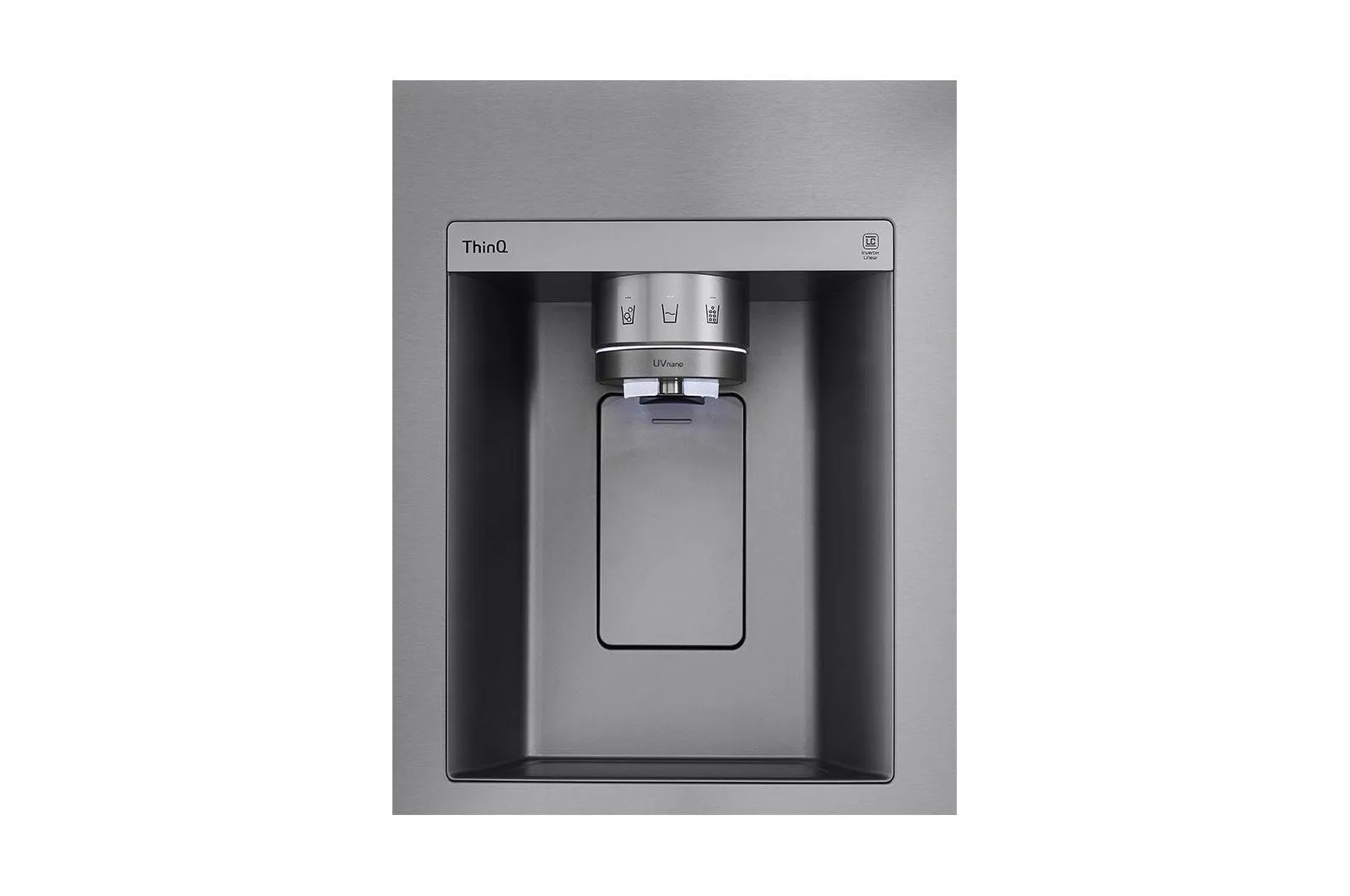 Lg LRSOC2306S 23 Cu. Ft. Smart Side-By-Side Counter-Depth Instaview Refrigerator With Craft Ice&#8482;