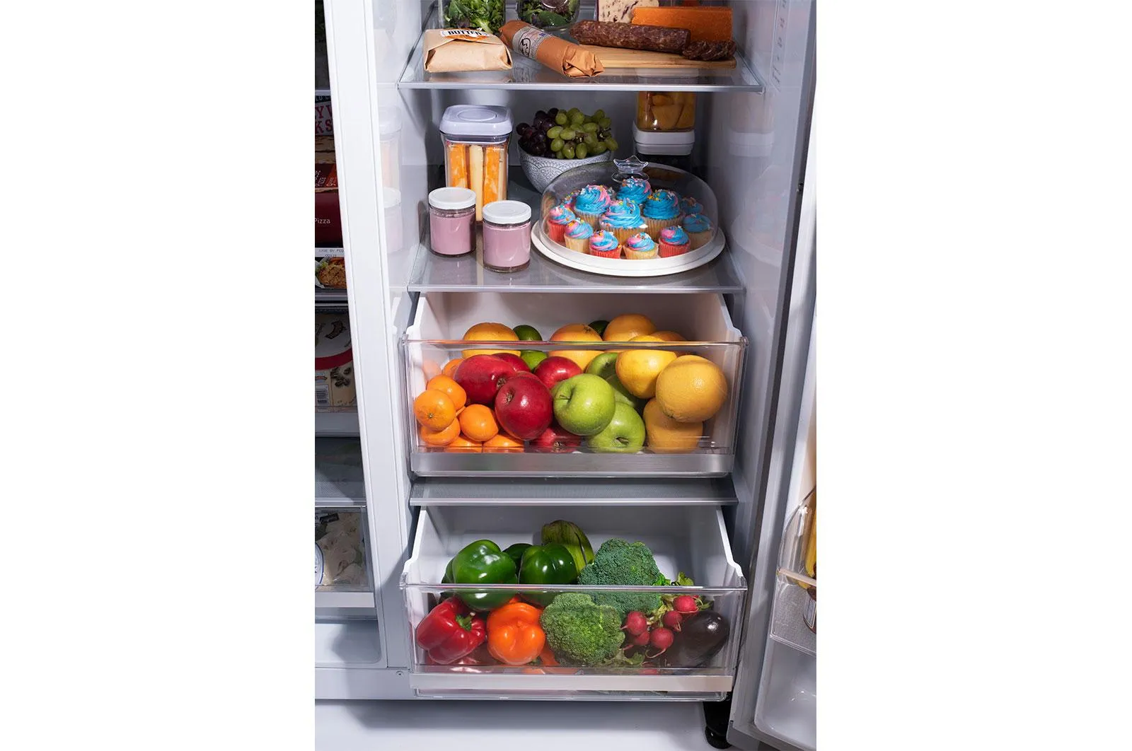 Lg LRSOC2306S 23 Cu. Ft. Smart Side-By-Side Counter-Depth Instaview Refrigerator With Craft Ice&#8482;