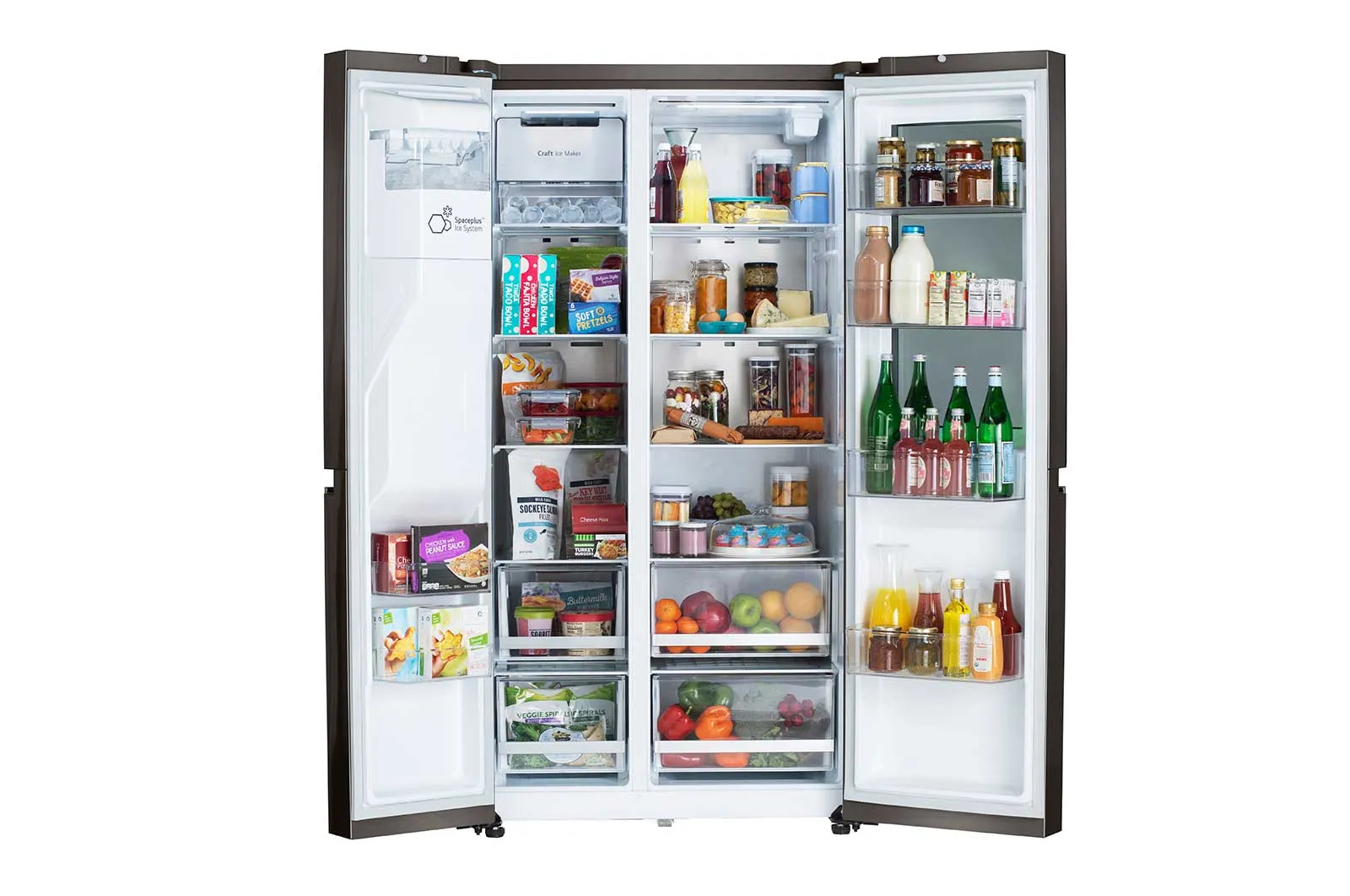 Lg LRSOS2706D 27 Cu. Ft. Side-By-Side Instaview&#8482; Refrigerator