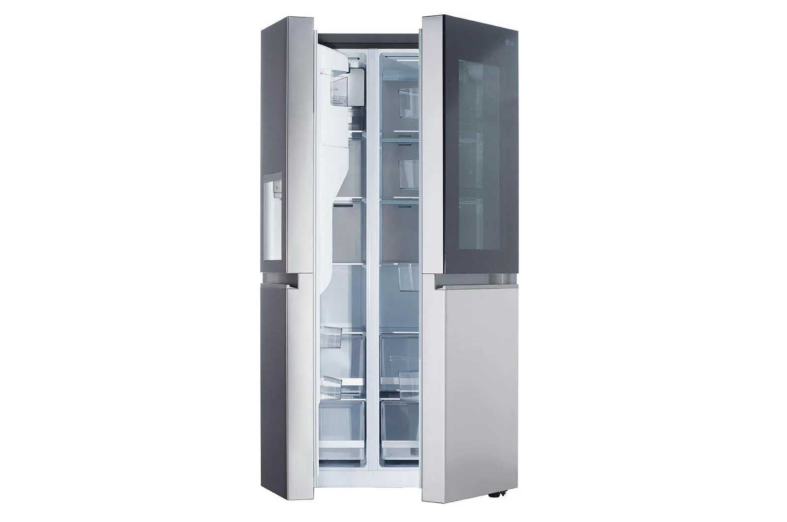Lg LRSOS2706S 27 Cu. Ft. Side-By-Side Instaview&#8482; Refrigerator