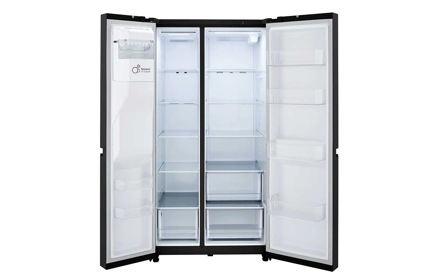 Lg LRSXS2706B 27 Cu. Ft. Side-By-Side Refrigerator With Smooth Touch Ice Dispenser