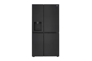 Lg LRSXS2706B 27 Cu. Ft. Side-By-Side Refrigerator With Smooth Touch Ice Dispenser