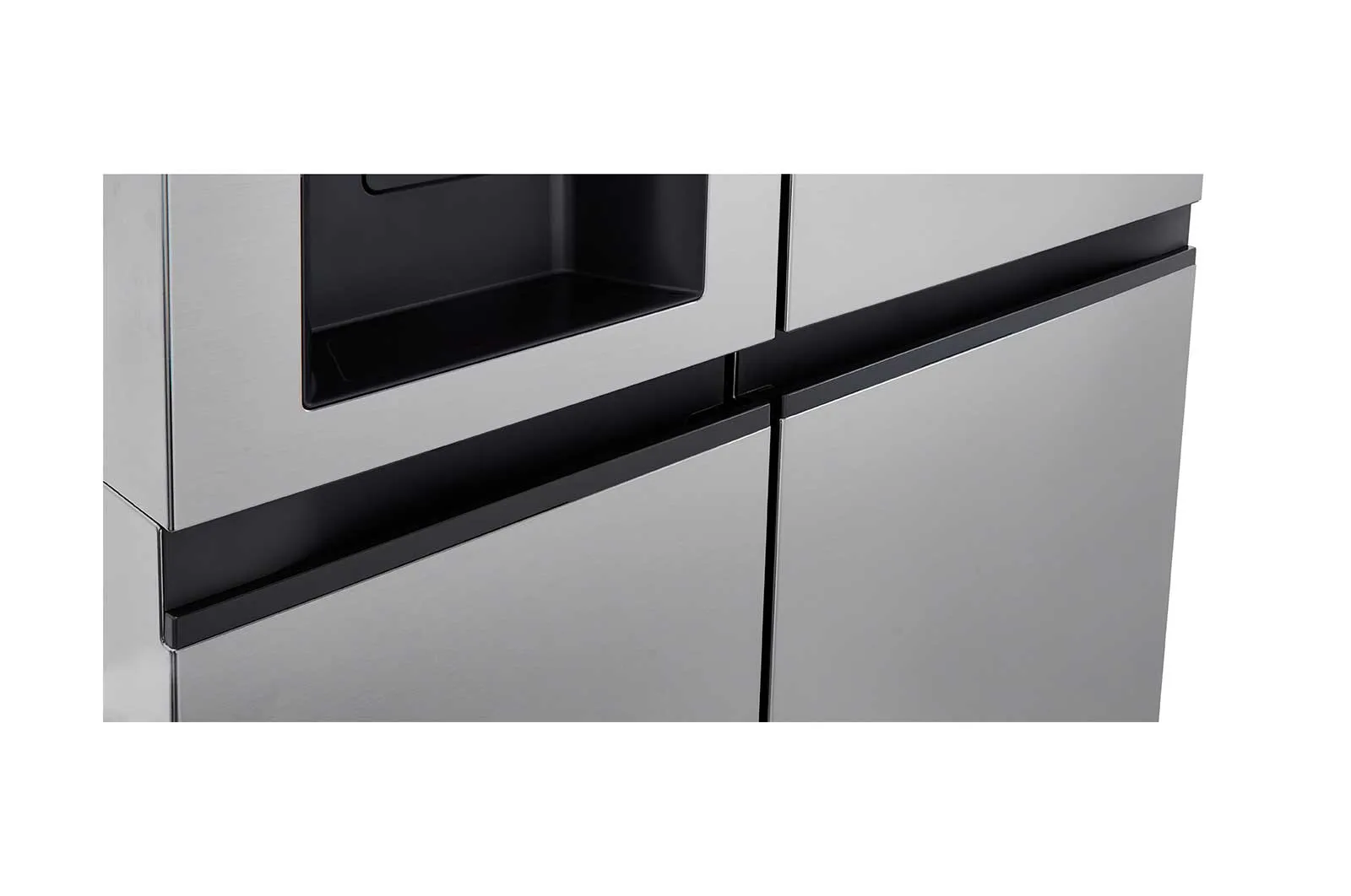 Lg LRSXS2706S 27 Cu. Ft. Side-By-Side Refrigerator With Smooth Touch Ice Dispenser
