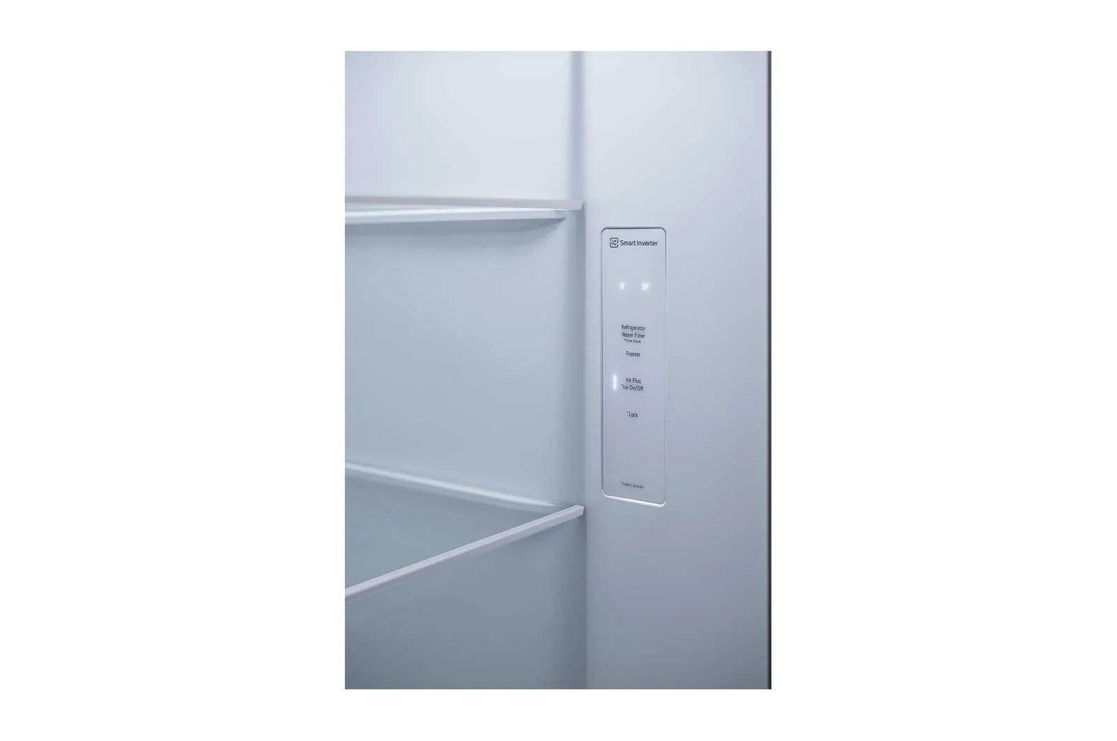 Lg LRSXS2706S 27 Cu. Ft. Side-By-Side Refrigerator With Smooth Touch Ice Dispenser