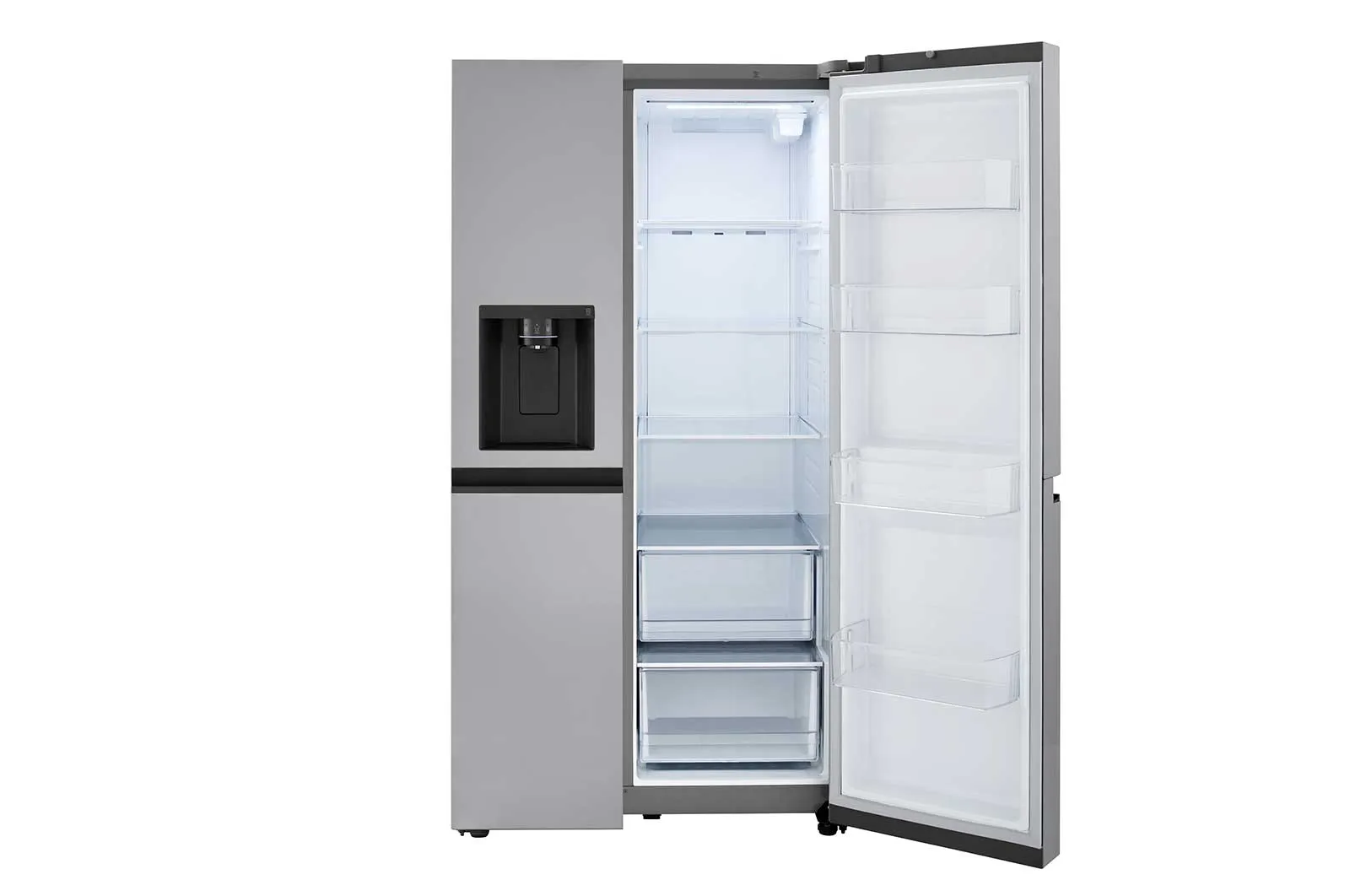 Lg LRSXS2706V 27 Cu. Ft. Side-By-Side Refrigerator With Smooth Touch Ice Dispenser