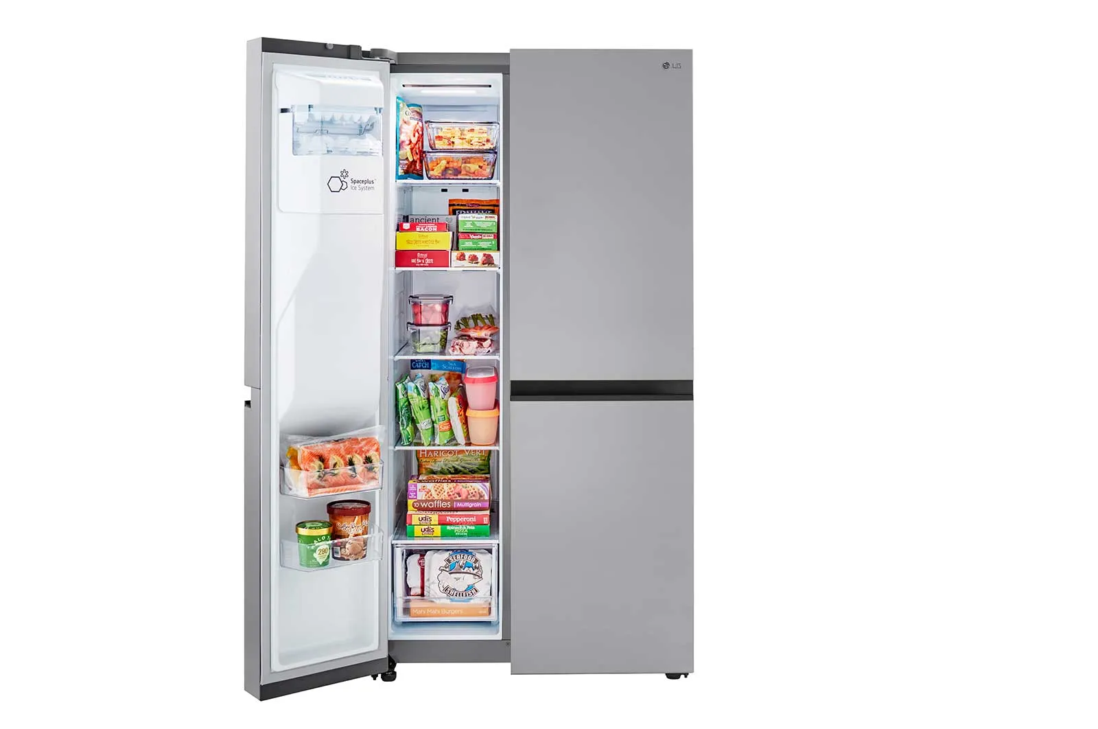 Lg LRSXS2706V 27 Cu. Ft. Side-By-Side Refrigerator With Smooth Touch Ice Dispenser