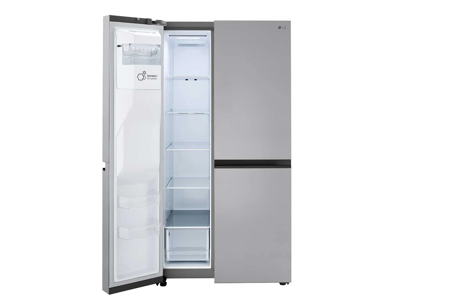 Lg LRSXS2706V 27 Cu. Ft. Side-By-Side Refrigerator With Smooth Touch Ice Dispenser