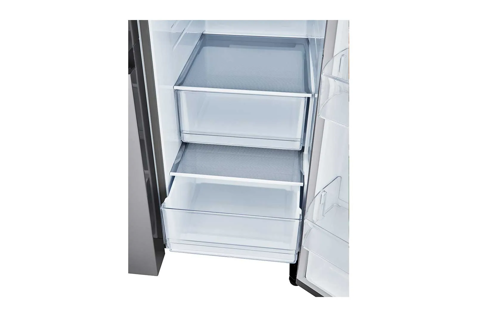 Lg LRSXS2706V 27 Cu. Ft. Side-By-Side Refrigerator With Smooth Touch Ice Dispenser