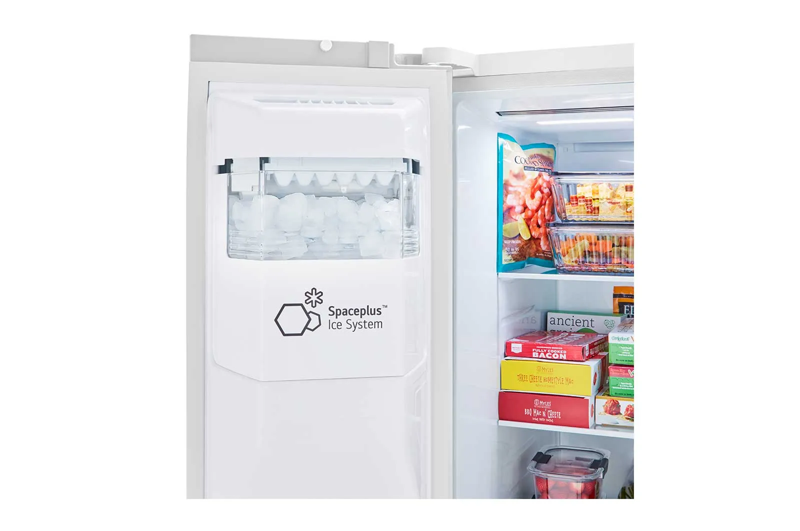 Lg LRSXS2706W 27 Cu. Ft. Side-By-Side Refrigerator With Smooth Touch Ice Dispenser